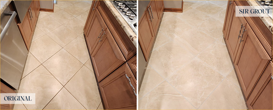 Floor Restored by Our Professional Tile and Grout Cleaners in Basking Ridge, NJ